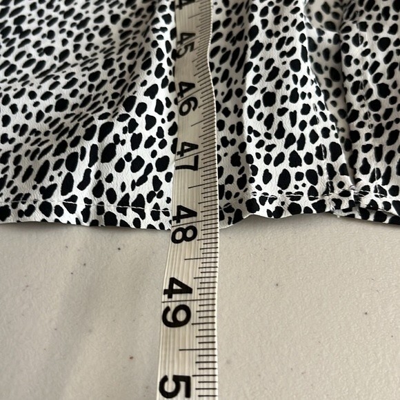 MISSGUIDED Black White Dalmatian Print Dress Size 6 - Picture 12 of 13